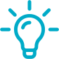 Lightbulb icon representing creative ideas