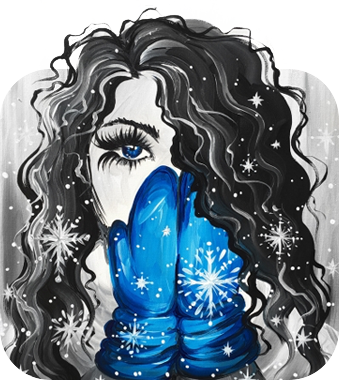 Seasonal painting ideas - holiday and seasonal paint and sip artwork