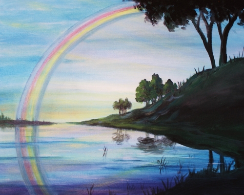 Image result for rainbow painting