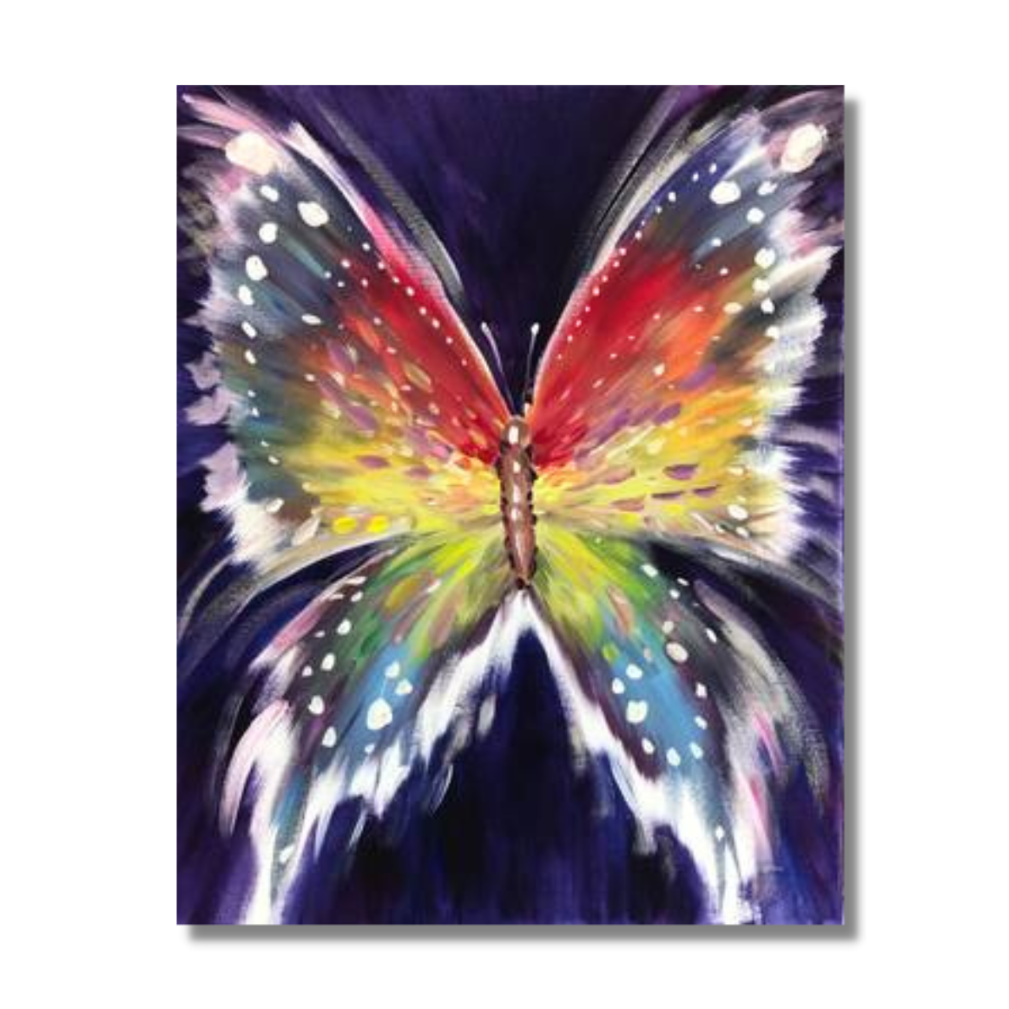 Recorded Paint Nite: Rainbow Butterfly Dream