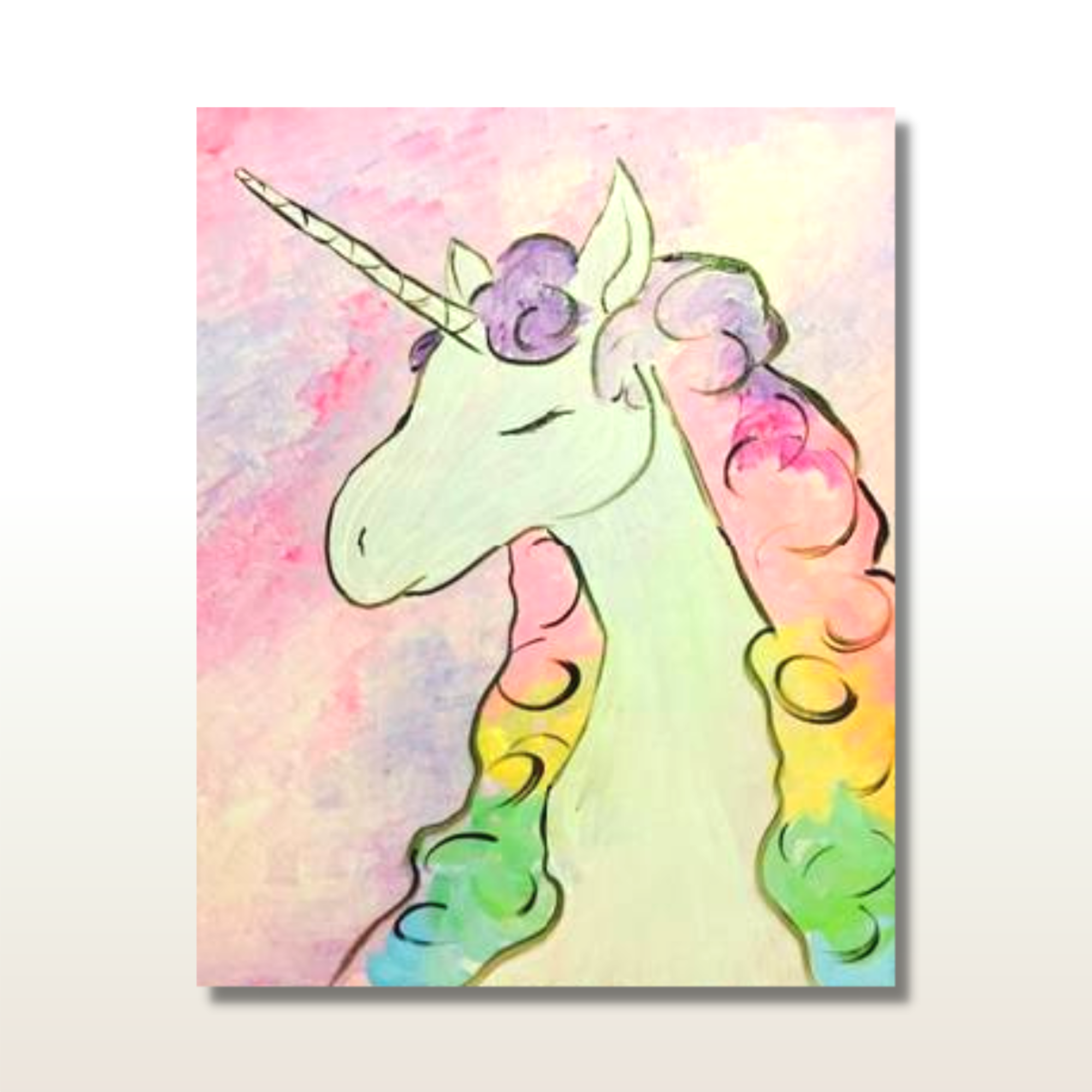 unicorn paint night