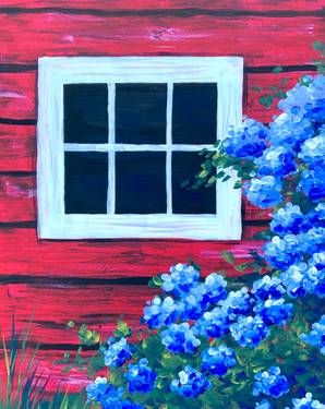 Barn Window Blooms