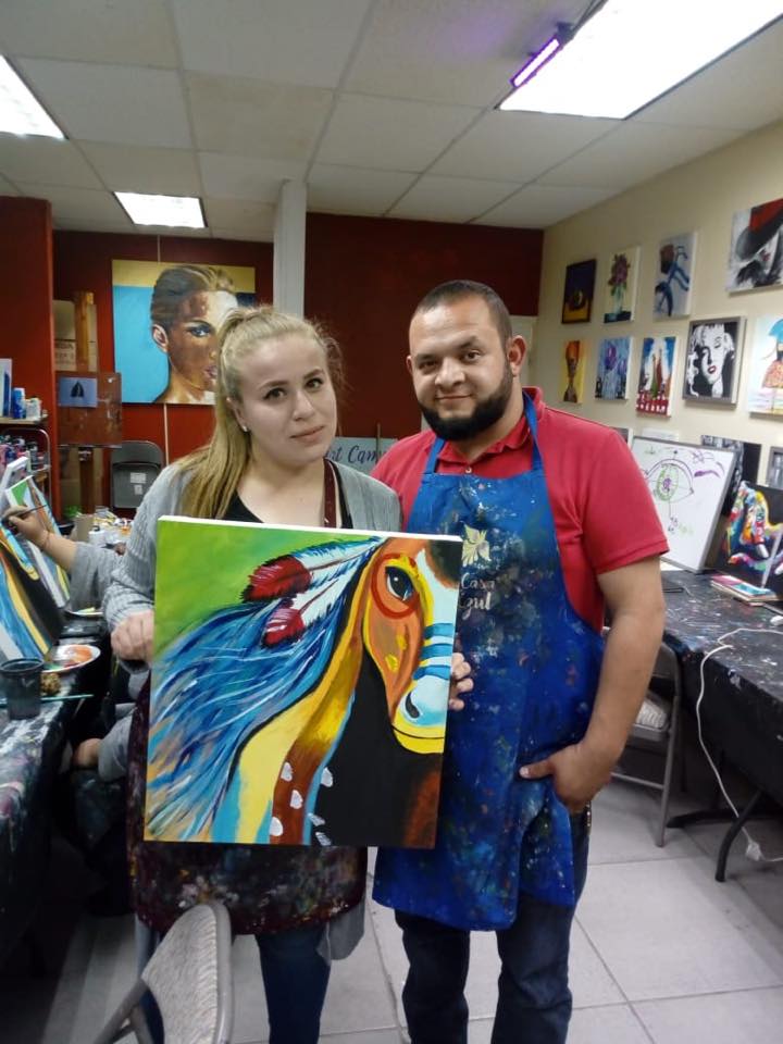 Benjamin Carrasco, Paint Nite artist in Newburgh