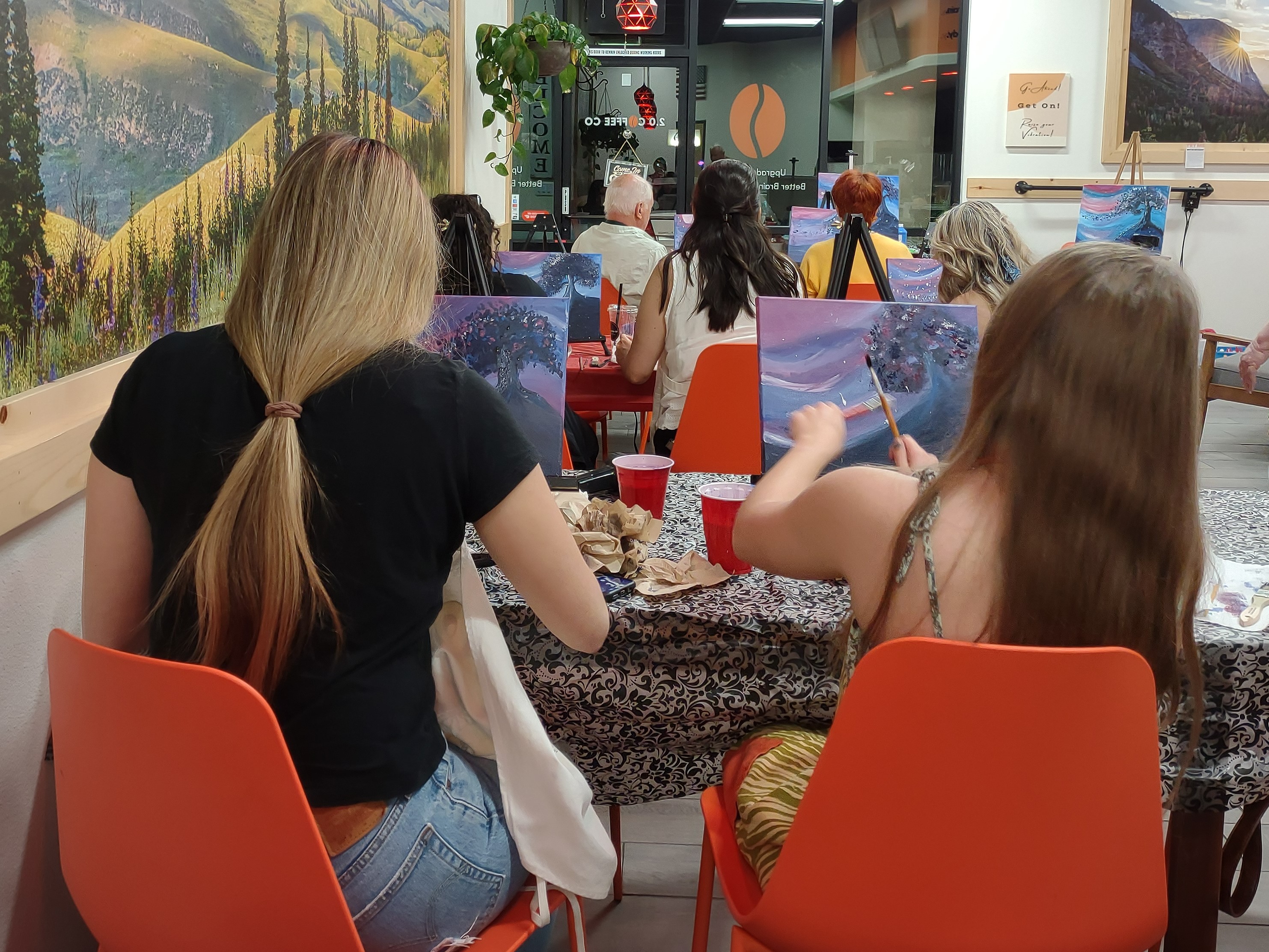 Melody Gillespie, Paint Nite artist in Newburgh