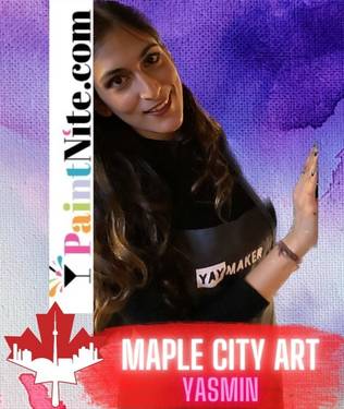 Yasmin: Maple City Art  , Toronto, ON | Powered by Yaymaker
