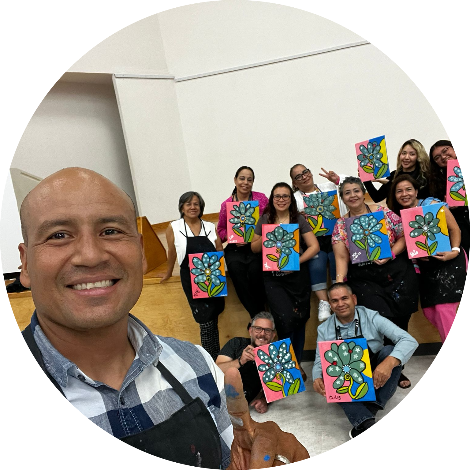 Benjamin Carrasco, Paint Nite artist in Newburgh