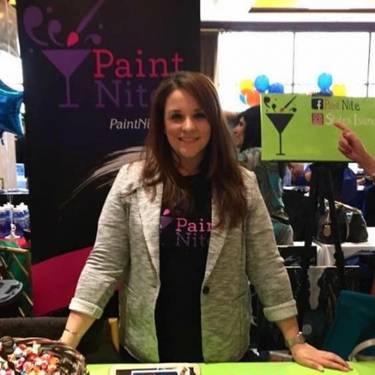 Yaymaker Host Renee Sarno #SIPaintParty located in Staten Island, NY