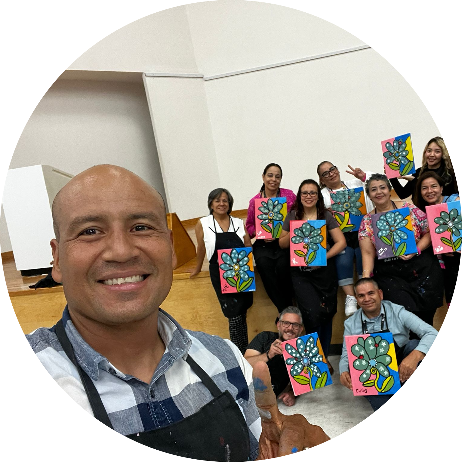 Benjamin Carrasco, Paint Nite artist in Newburgh