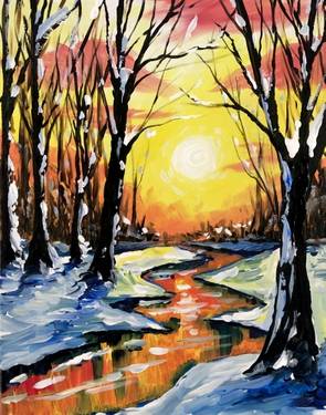 Cold Warmth - Paint and sip event at Mossop's Social House in Toronto , ON - PaintNite.com