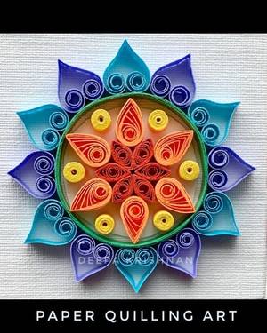 Mandala - Paper Quilling - Paint Nite event in Mississauga, ON
