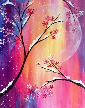 Last Snowfall of the Season - Paint Nite event in Pointe-Claire, QC