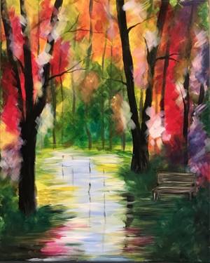 A Path of Reflection paint nite project by Yaymaker