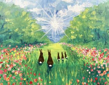 A Cottontail Meadow paint nite project by Yaymaker