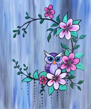 A My Little Owl paint nite project by Yaymaker