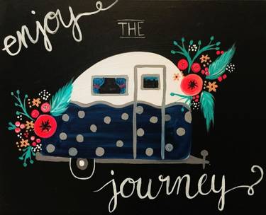 Home is where you park it - Paint and sip event at JR Bar and Grill in Edmonton, AB - PaintNite.com