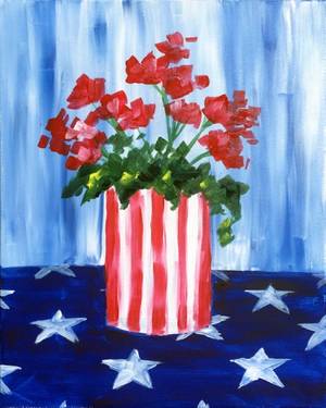 Patriotic Flowers with Michelle Ducasse