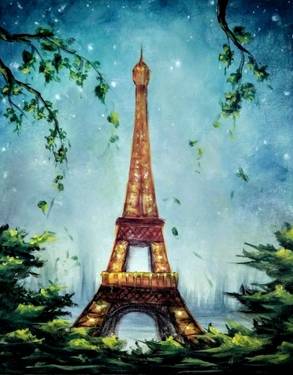 A Enchanted Paris II paint nite project by Yaymaker