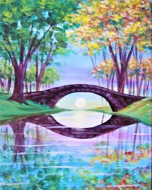 Bridging the Seasons - Paint Nite event in Burlington, ON