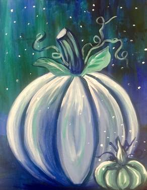 Mystic Pumpkins - Paint Nite event in Chico, CA