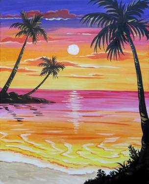 A Summer Memories II paint nite project by Yaymaker