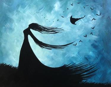 Windswept Witch - Paint and sip event at Mr Mike's Steak House Regina South in Regina, SK - PaintNite.com