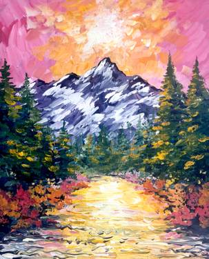 A Wild Reflections paint nite project by Yaymaker