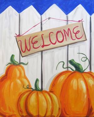 A Fall Welcome - Paint Nite event in Schaumburg, IL