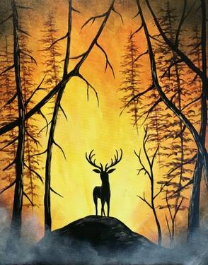 The Prince of Autumn - Paint Nite event in Moline, IL