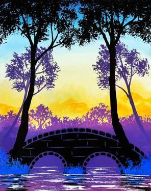 Sunrise Bridge - Paint and sip event at Stoke's Grill in Pittsburgh, PA - PaintNite.com