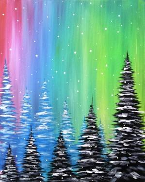 A Frosted Pines paint nite project by Yaymaker