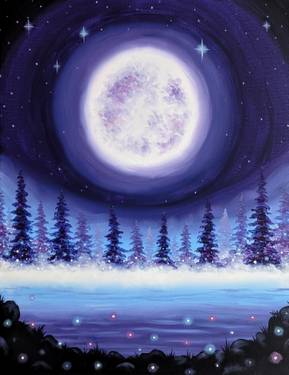 A Misty Twilight Magic paint nite project by Yaymaker