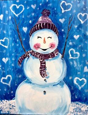For the Love of Winter - Paint and sip event at Famoso Neapolitan Pizzeria - Magrath in Edmonton, AB - PaintNite.com