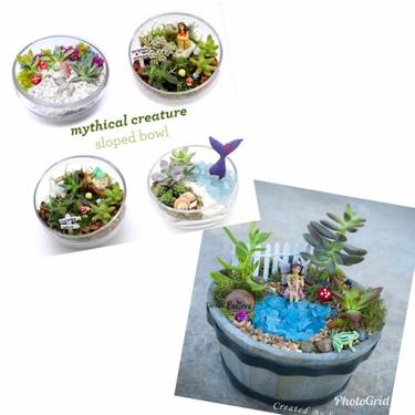 Choose Your Terrarium Mythical Creatures At Doubledays Cottage