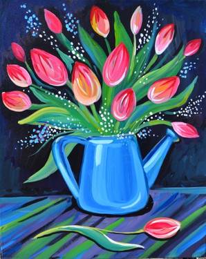 A Tulip Spring Glory paint nite project by Yaymaker