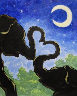 A A Mothers Everlasting Love paint nite project by Yaymaker