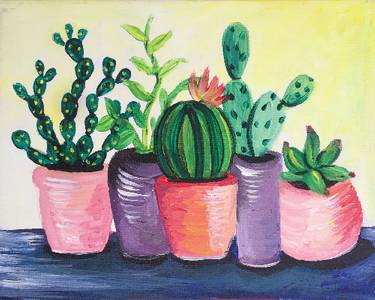 A Cactus Collection III paint nite project by Yaymaker