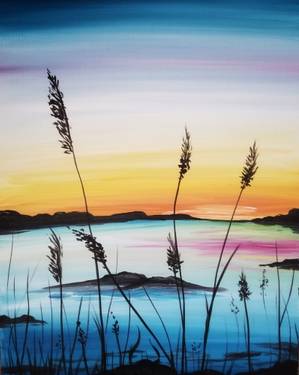 Summer Sunset on the Lake - Paint Nite event in Pointe-Claire, QC