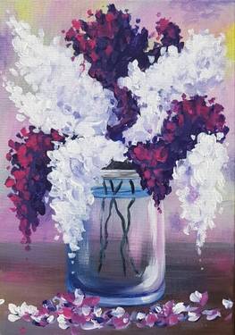 A Blooming Bouquet paint nite project by Yaymaker