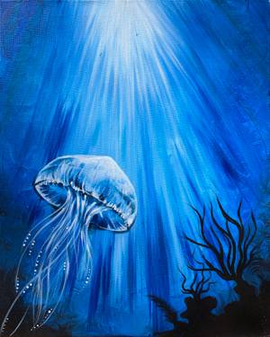 Blue Jelly - Paint and sip event at Turtle Jacks Etobicoke in Etobicoke, ON - PaintNite.com