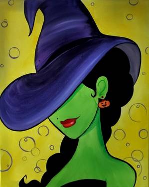 Witchy Woman II - Paint Nite event in Smithfield , RI