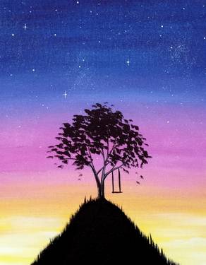 A Top Of The World paint nite project by Yaymaker