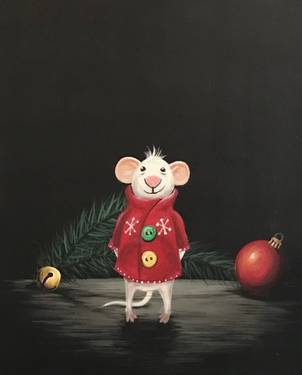 A Merry Mouse Visitor paint nite project by Yaymaker