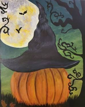 Spooky Hollow - Paint Nite event in Woburn, MA
