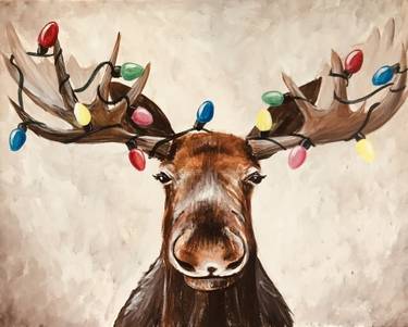 A Moosemas Lights paint nite project by Yaymaker