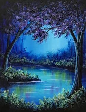 Dream Forest - Paint and sip event at Hilton Pasadena  in Pasadena , CA - PaintNite.com