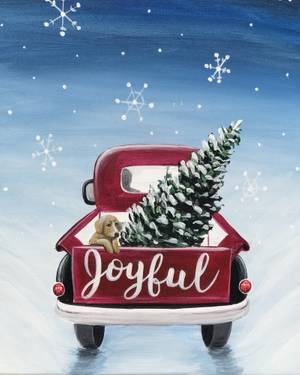 Joyful Tree Truck - Paint and sip event at Tiger Lily in EASTON, MD - PaintNite.com