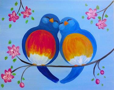 A Tweethearts paint nite project by Yaymaker