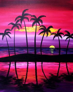 A Purple Serenity paint nite project by Yaymaker