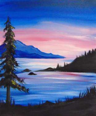 Summer-End Sadness - Paint Nite event in Vancouver, BC