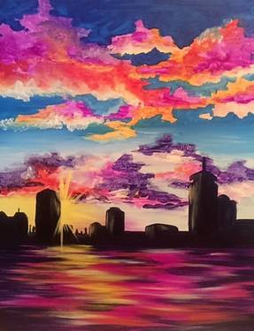 A Starburst Summer paint nite project by Yaymaker